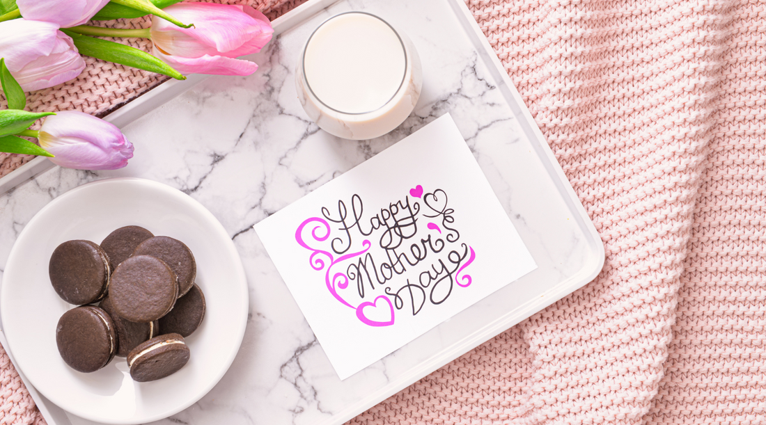 happy mother's day card mockup