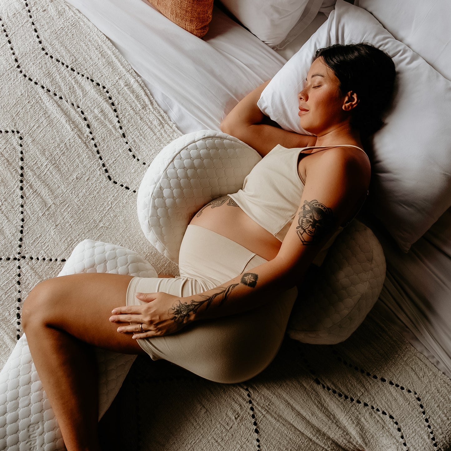 Bupsy's Ultimate Relaxed Sleep Bundle | Maternity Pillow + Full Body Attachment